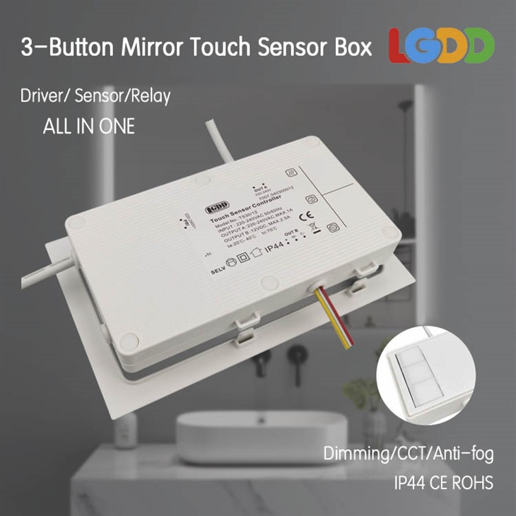 Mirror light Touch sensor Mirror light Touch sensor