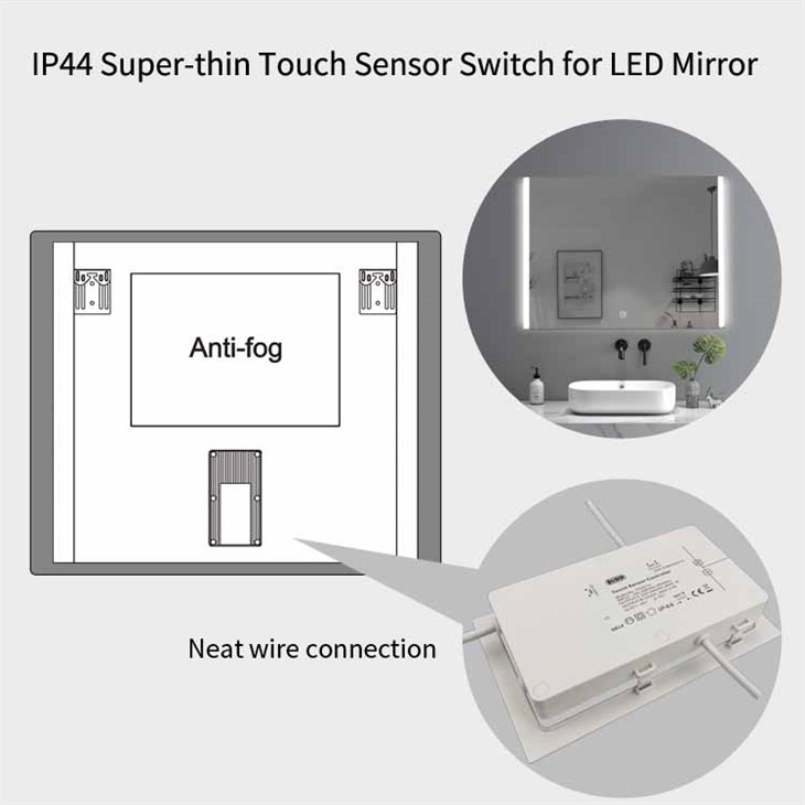 touch sensor switch for mirror touch sensor switch for mirror